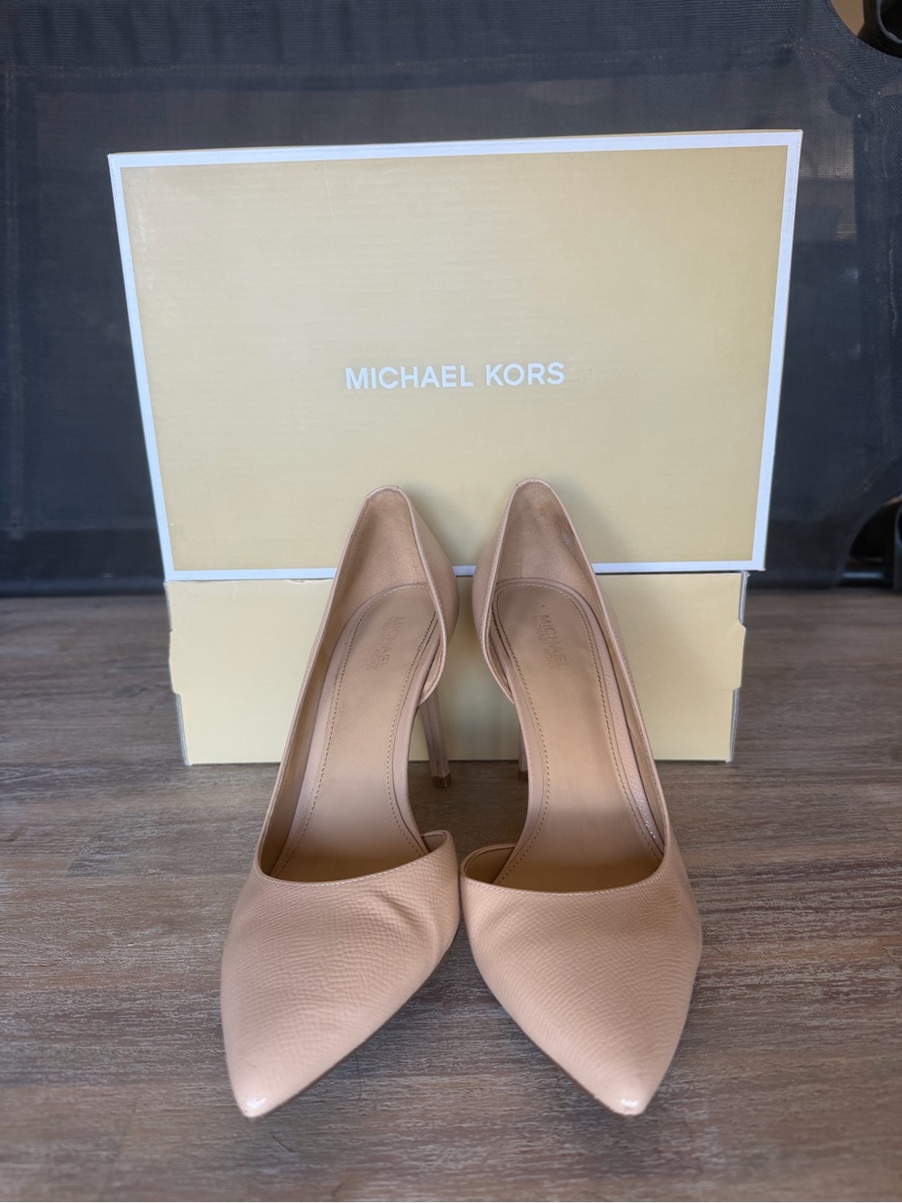 Michael Kors Blush Nude Pointed-Toe Stiletto Pumps